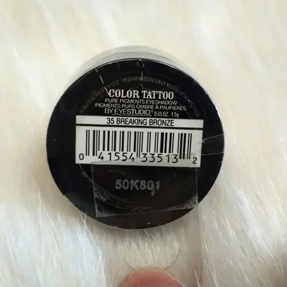 Maybelline Color Tattoo Pure Pigments 24hr Eyeshadow Breaking Bronze #35 NWT - Picture 2 of 2